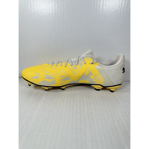 PUMA Future Play FG/AG Soccer Cleats Yellow Gray Mens Size 11 107377-04 NEW - Picture 4 of 8